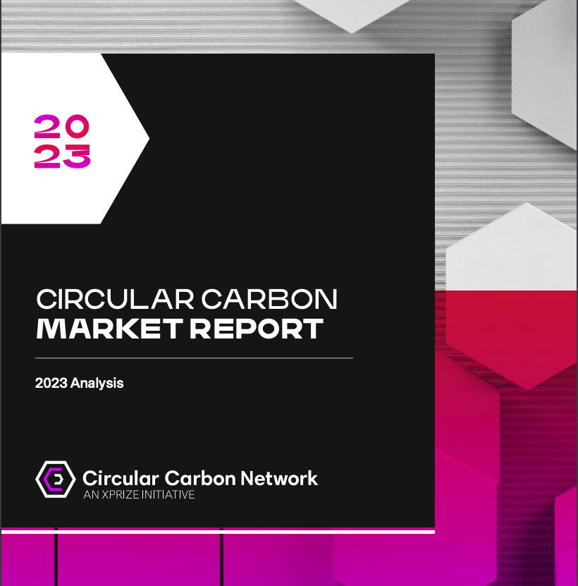 Cover image of the Circular Carbon Market Report: 2023 Analysis